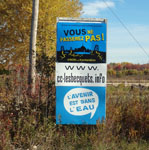 Affichage à Saint-Pierre-les-Becquets