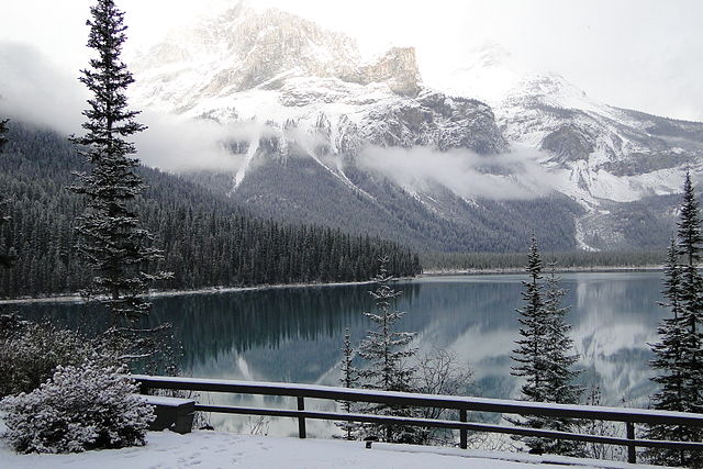 Emerald Lake - Rocheuses canadiennes - Alberta - Après la première neige de la saison