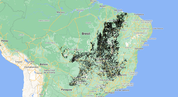 Déforestation en Amazonie depuis 2018