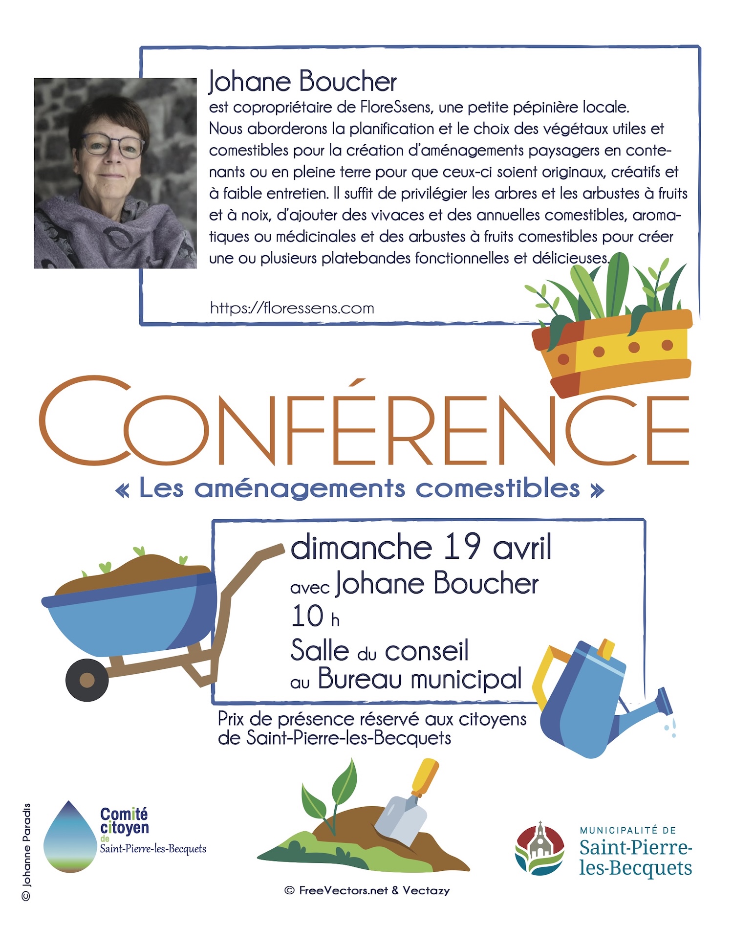 Conférence « La récolte et la conservation des légumes » Lili Michaud