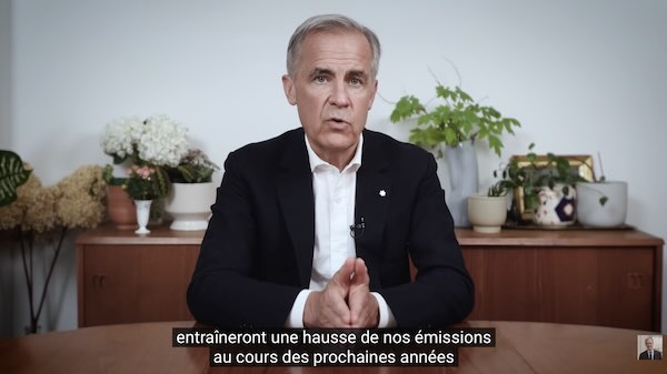 Mark Carney : La ligne de conduite : l’avenir énergétique du Canada